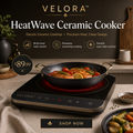 VELORA™ HeatWave Ceramic Cooker – Modern Countertop Cooking System